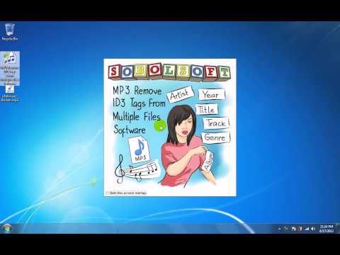 MP3 Remove ID3 Tags From Multiple Files Software