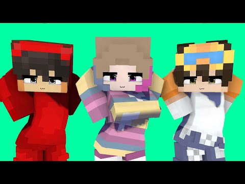 DARLING OHAYO! CHICKEN WING TUTU - APHMAU ENID , NICO & CASH - MINECRAFT ANIMATION #shorts