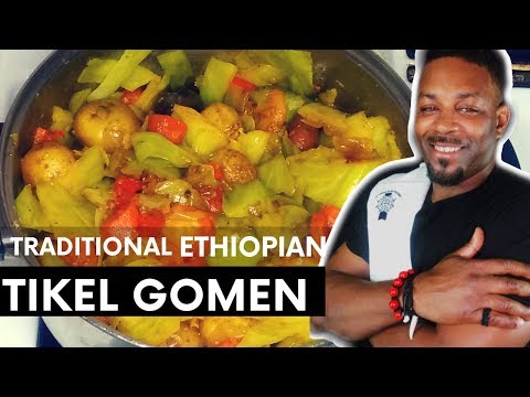 ETHIOPIAN CABBAGE ( TIKEL GOMEN )!!!