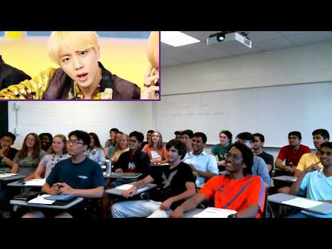 English Class at Georgia Tech REACTS to BTS (방탄소년단) "IDOL"