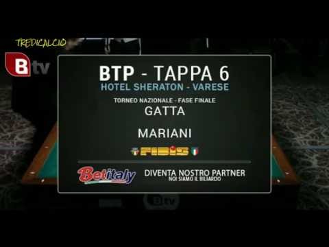 GATTA vs MARIANI - 6^PROVA BILIARDO BTP 2016 VARESE