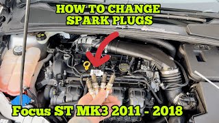 2011 - 2018 Ford Focus MK3 ST 2.0 How To Change Spark Plugs and Ignition Coil