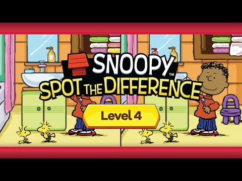 Snoopy Spot the Difference | Episode 1 | Level 4 | Normal