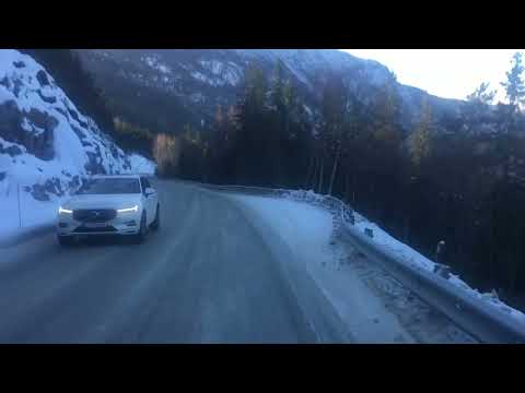 Road Trip from Rjukan to Oslo Winter 2022   HD 1080p