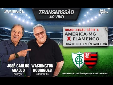 América-MG 1 x 1 Flamengo - Brasileirão Série A - 22ª RODADA - 26/09/2021 - AO VIVO
