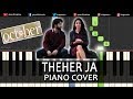 Theher Ja Song October Piano Cover Chords Instrumental By Ganesh Kini