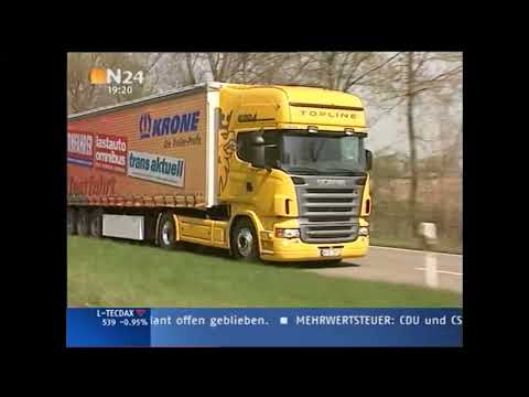 N24 Transportwelt  Sdg 43 Testfahrt Scania R420 aus dem Jahr 2006
