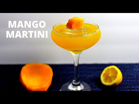 Mango Martini | How to Make a Mango Martini Cocktail Recipe
