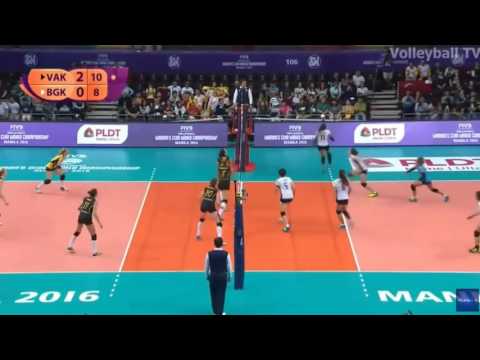 [BGVC] Pleumjit Thinkaow attacked on number 4 - BGVC vs Vakifbank Istanbul