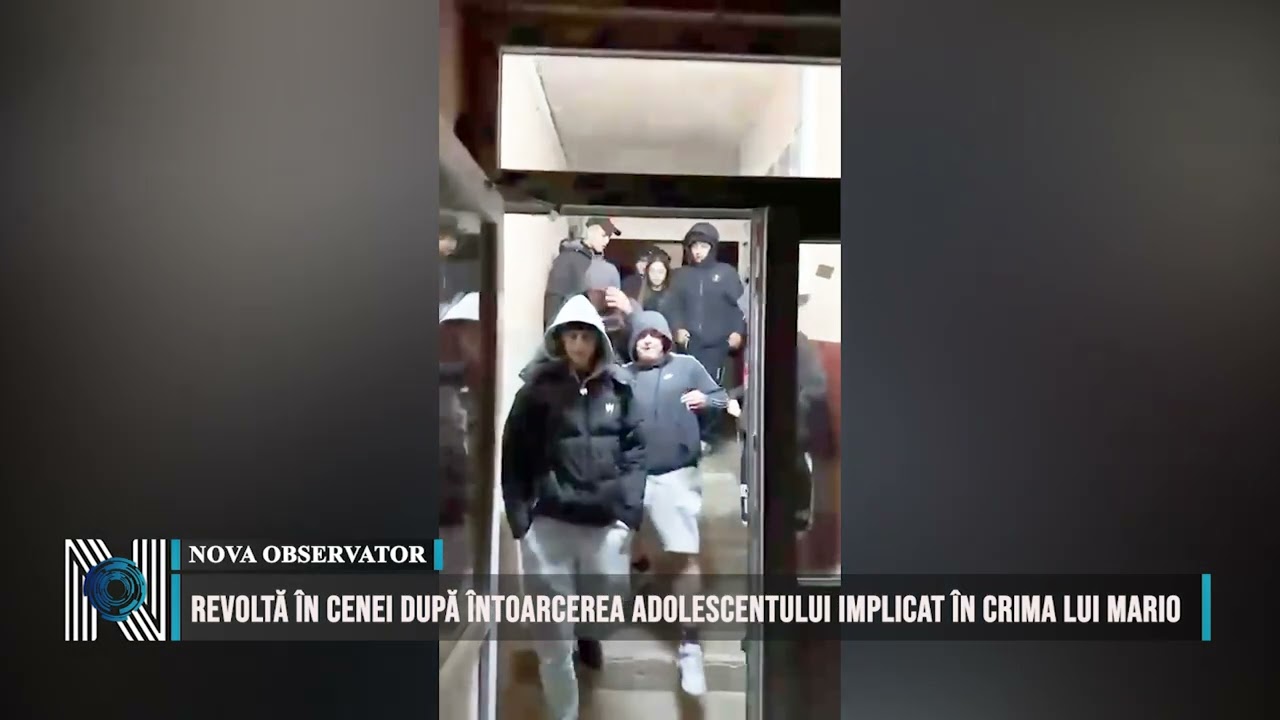 REVOLTĂ ÎN CENEI DUPĂ ÎNTOARCEREA ADOLESCENTULUI IMPLICAT ÎN CRIMA LUI MARIO