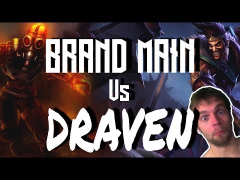 Brand Mid Main vs Diamond Draven - live commentary Gameplay - league of legends season 7