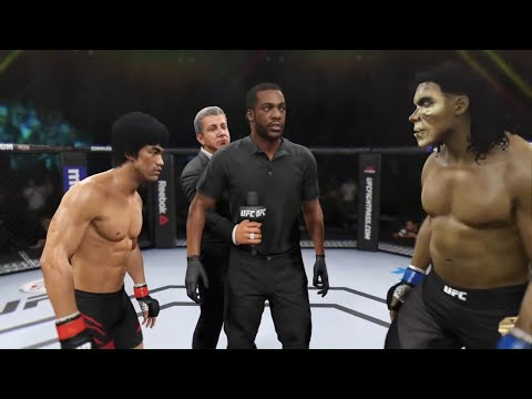Bruce Lee vs. Decayed Zombie - EA Sports UFC 2 🐲 - Dragon Fights 🐉
