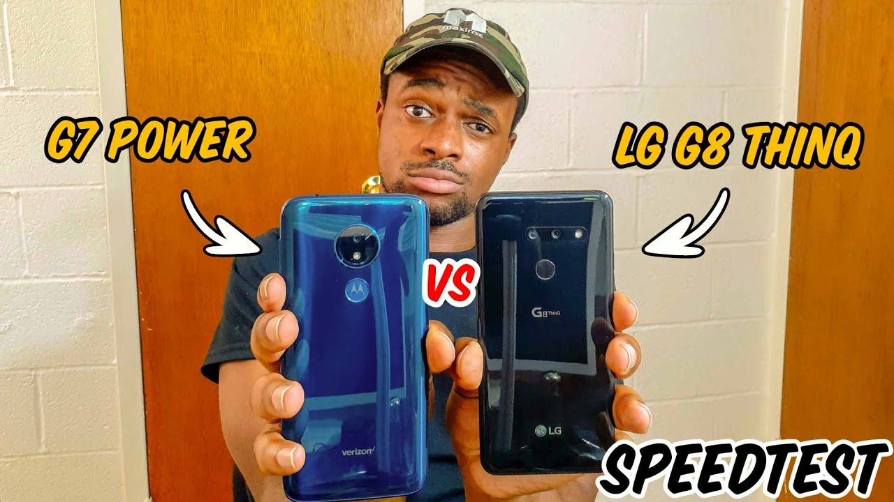 *EMBARRASSING RESULT* Moto G7 Power vs LG G8 Thinq Speedtest!