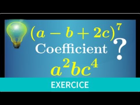 Newton's binomial formula • Find a coefficient in a development • MPSI PCSI ECS prep