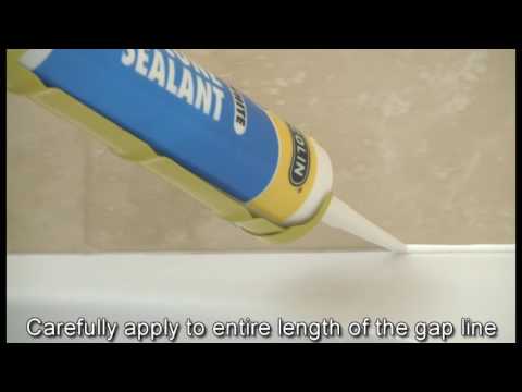 How to seal around a bath, basin or kitchen sink _ Alcolin Silicone Sealant
