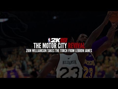 NBA 2K19 PISTONS TRADITIONAL MYGM - ZION WILLIAMSON TAKES THE TORCH FROM LEBRON JAMES!!! (EP.19)