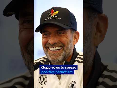 Germany: Klopp vows to spread 'positive patriotism' | DW News