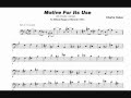 Charlie Haden: Motive For Its Use