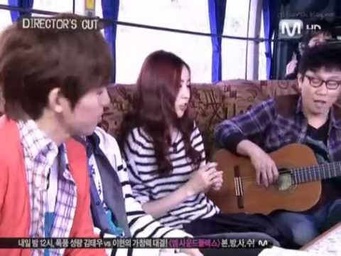 110408 Kan Mi Yeon talk about Shinhwa Eric Mun on Dir.Cut.
