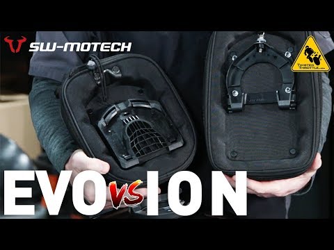 SW-MOTECH ION & EVO Tank Rings and Bags | What's the Difference? | TwistedThrottle.com
