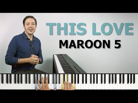How to play 'This Love' by Maroon 5 on the piano -- Playground Sessions