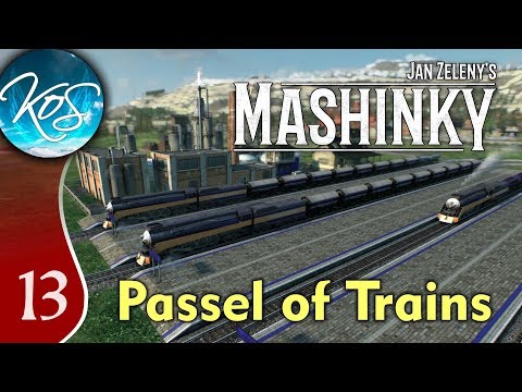 Mashinky Ep 13: PASSEL OF TRAINS - 4th Era HARD MODE! - Let's Play, Gameplay