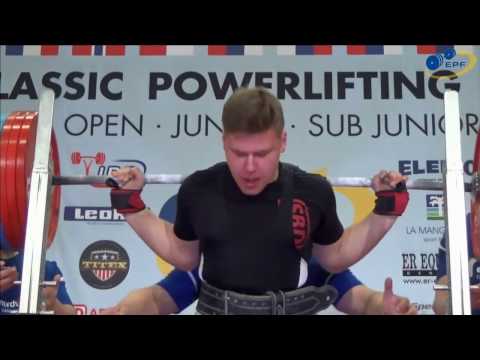 Sub-Junior Men, 83 to 120+ kg - European Classic Powerlifting Championships 2017