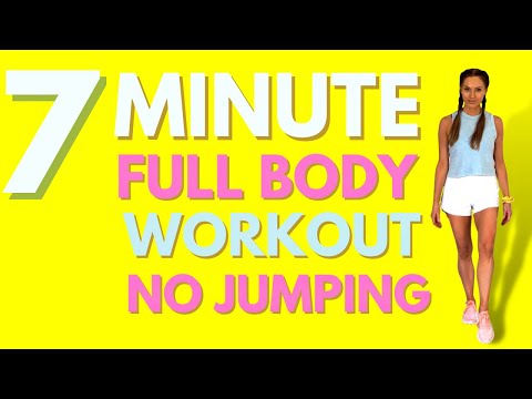7 Minute Workout - Full Body Workout with Low Impact Hiit Cardio - No Jumping - Home Workout