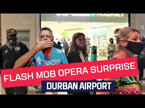 Astonishing FLASH MOB OPERA Mesmerizes Passengers at SOUTH AFRICAN AIRPORT!