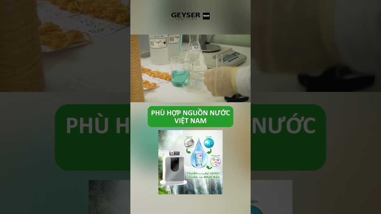 Máy lọc nước ion kiềm Geyser Ecotar 9 Pro – Tối ưu chi phí và phù hợp cho nguồn nước Việt