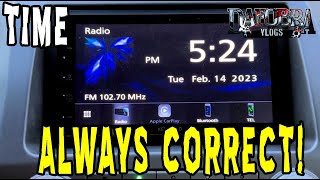 How to Fix the Incorrect Time on Your Kenwood Radio Receiver ( DMX4707S and others)