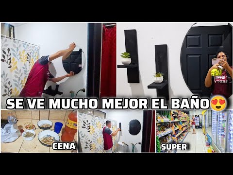 ESPEJO Y REPISAS PARA EL BAÑO😍 || Han sido días lluviosos || Tarde del sábado 🏡