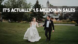 We’ve now passed $1,000,000 in sales for wedding photographers and videographers