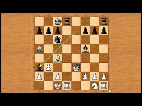 Neočekivani potez Damom  - GOLDFARB vs RUBINSTEIN  - Igra u centru # 1009