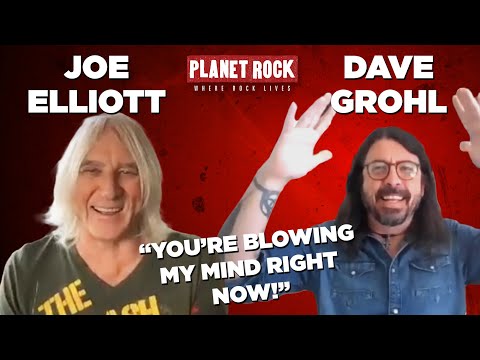 Dave Grohl and Joe Elliott meet for the first time!