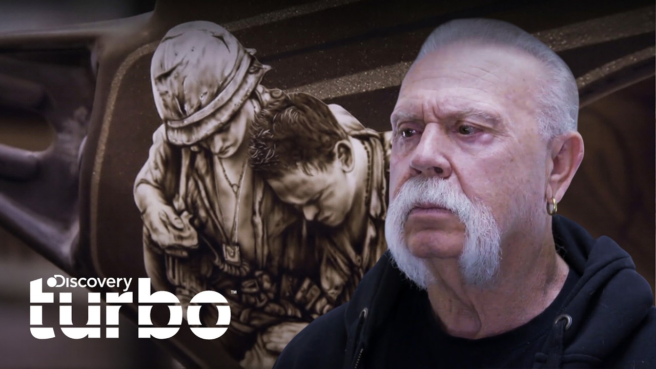 Paul Sr. busca um acabamento artístico único para a motocicleta dos veteranos | American Chopper