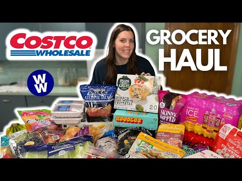 Healthy Costco Grocery Haul | WeightWatchers Points & Calories/Macros | Weight Loss Journey