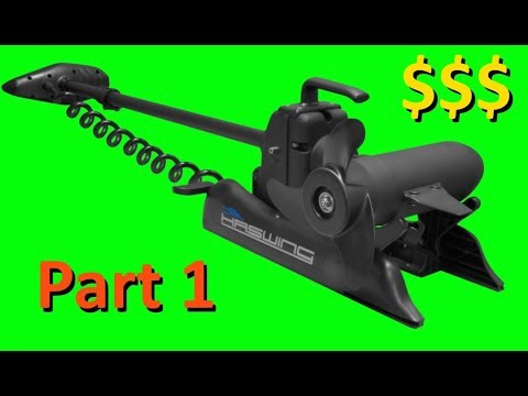 An Unboxing and review of the Cayman Haswing Wireless Trolling Motor, Part  1