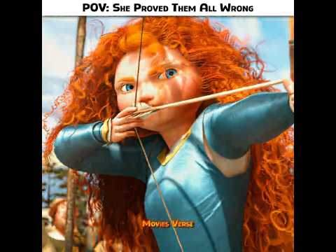She Didn't Miss A Single Shot 💀 | Brave Movie | HEAVENLY JUMPSTYLE (Slowed) - SUKA | #shorts