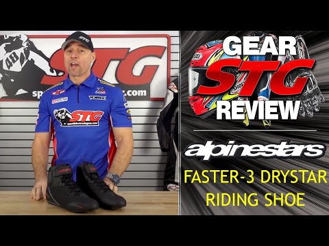 Alpinestars Faster-3 Drystar Riding Shoe Review | Sportbike Track Gear