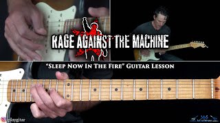 Rage Against The Machine - Sleep Now In The Fire Guitar Lesson