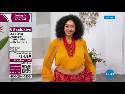 HSN | Antthony Design Original Fashions Celebration 07.05.2023 - 04 Uhr