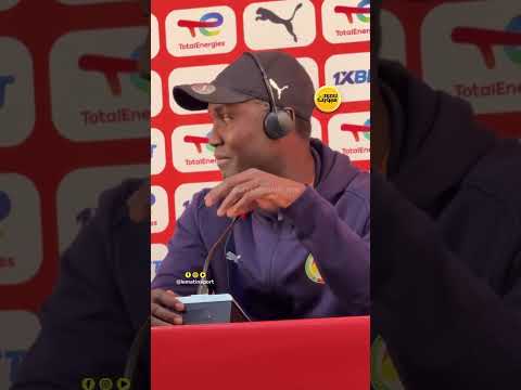 لقطة طريفة.. مدرب السنغال يعتذر بالعربية لغياب الترجمة