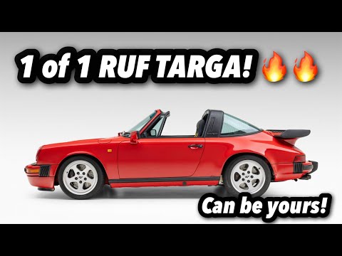 1985 Porsche 911 Carrera Targa RUF BTR III Conversion
