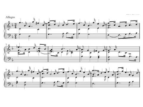D. Scarlatti: Sonata nº 8 en Sol menor K.8 L.488 Audición con partitura
