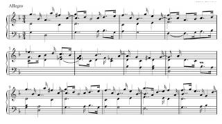 D. Scarlatti: Sonata nº 8 en Sol menor K.8 L.488 Audición con partitura