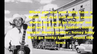 Honky Tonkin Hank Williams with Lyrics