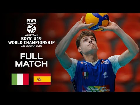 Italy vs. Spain - Pool C | Boys' U19 World Champs 2025 - Full Match