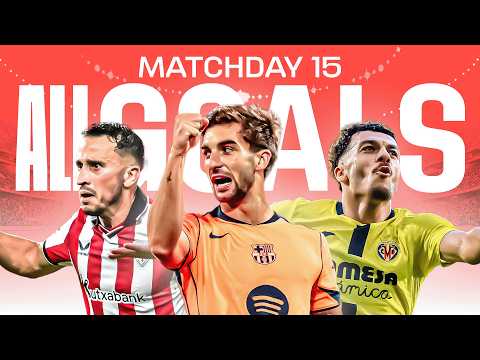 ALL GOALS MATCHDAY 15 LALIGA EA SPORTS 2025/26