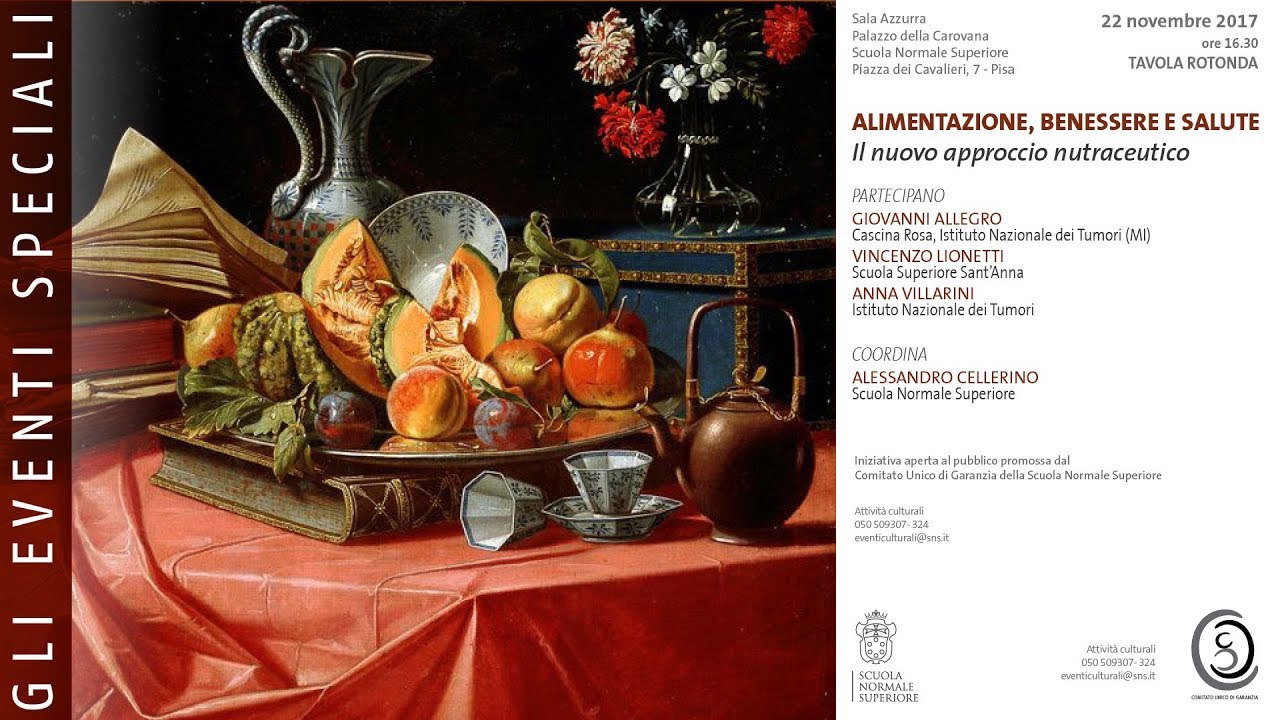 Alimentazione, benessere e salute - 22 novembre 2017